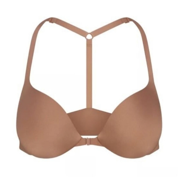 NWT SKIMS Ultimate Front Closure Push Up Bra In Clay Size 32C